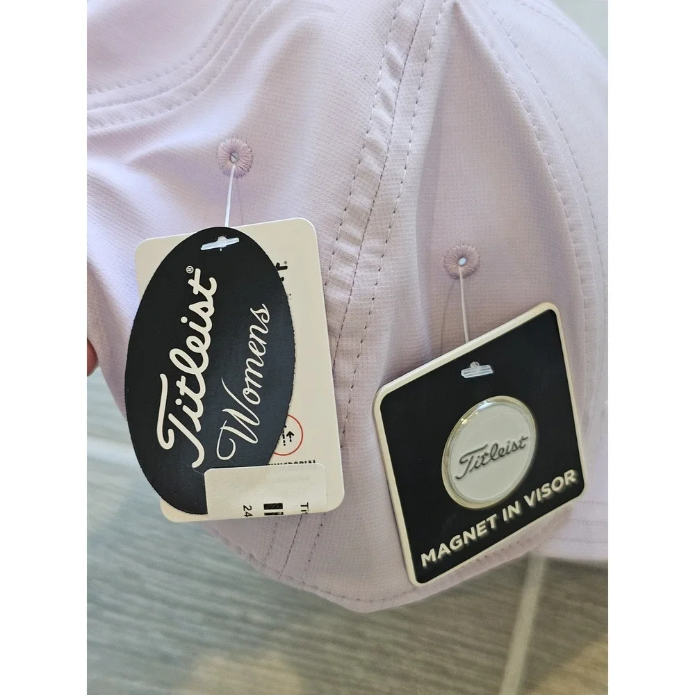Titleist Womens Golf Hat NWT Lavender Adjustable Cap Magnet Ball Marker